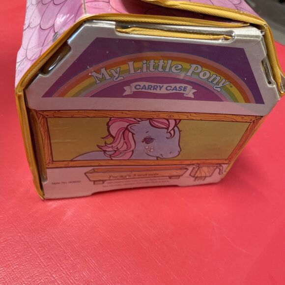Vintage G1 My Little Pony Lot Of 6 With Carry Case 1980’s Unicorn Pegasus - Picture 4 of 16